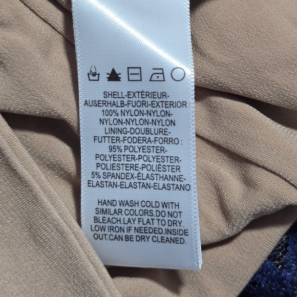 Dress The Population Blair Plunging Fit Flare Formal Sequins Lace Dress Small - Picture 8 of 13